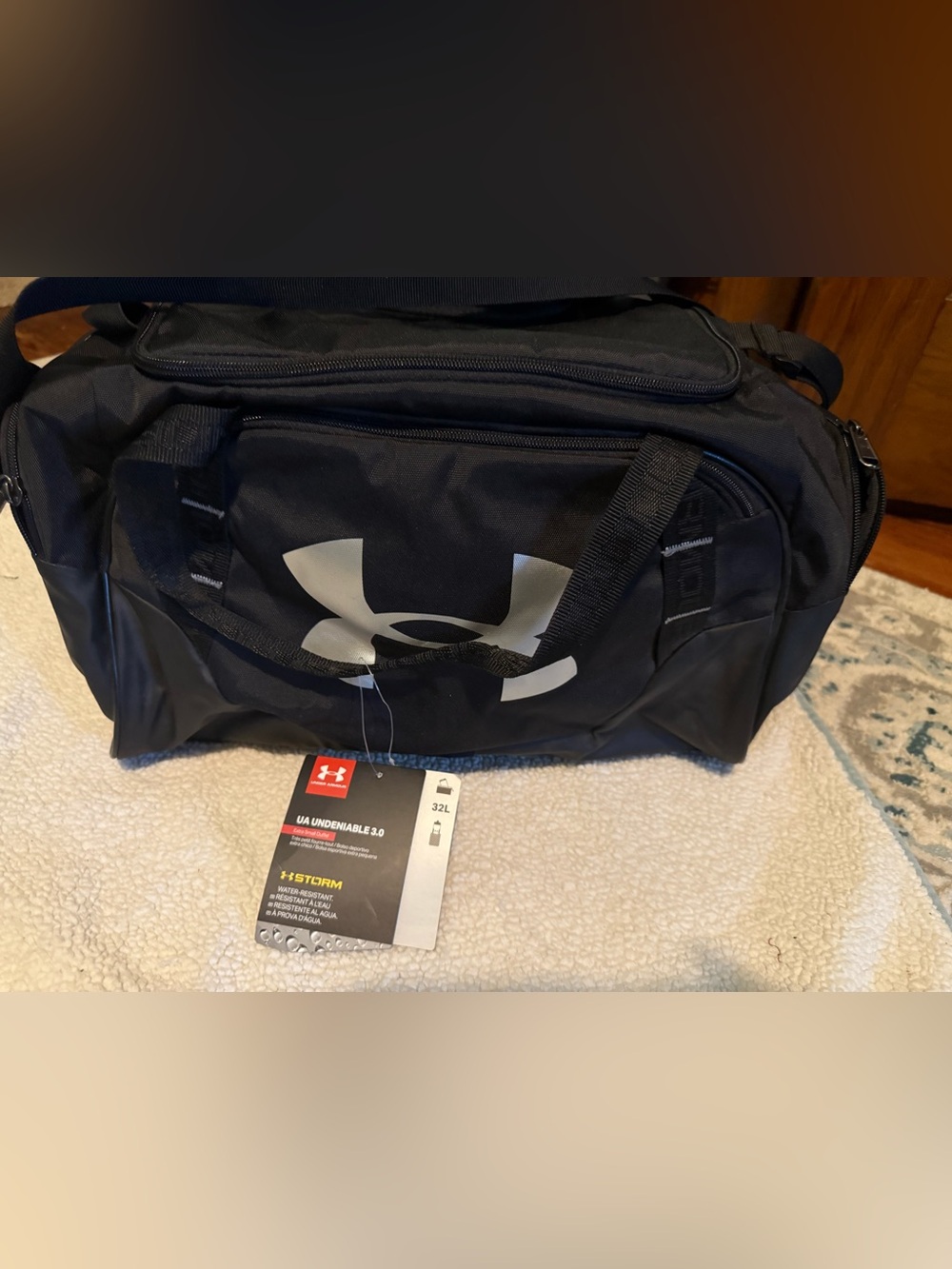 Under Armour Black UA Undeniable 3.0 Duffel Bag